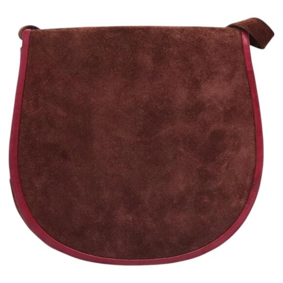 SAINT LAURENT Shoulder Bag Suede Brown Auth BA3599 - Picture 2 of 16